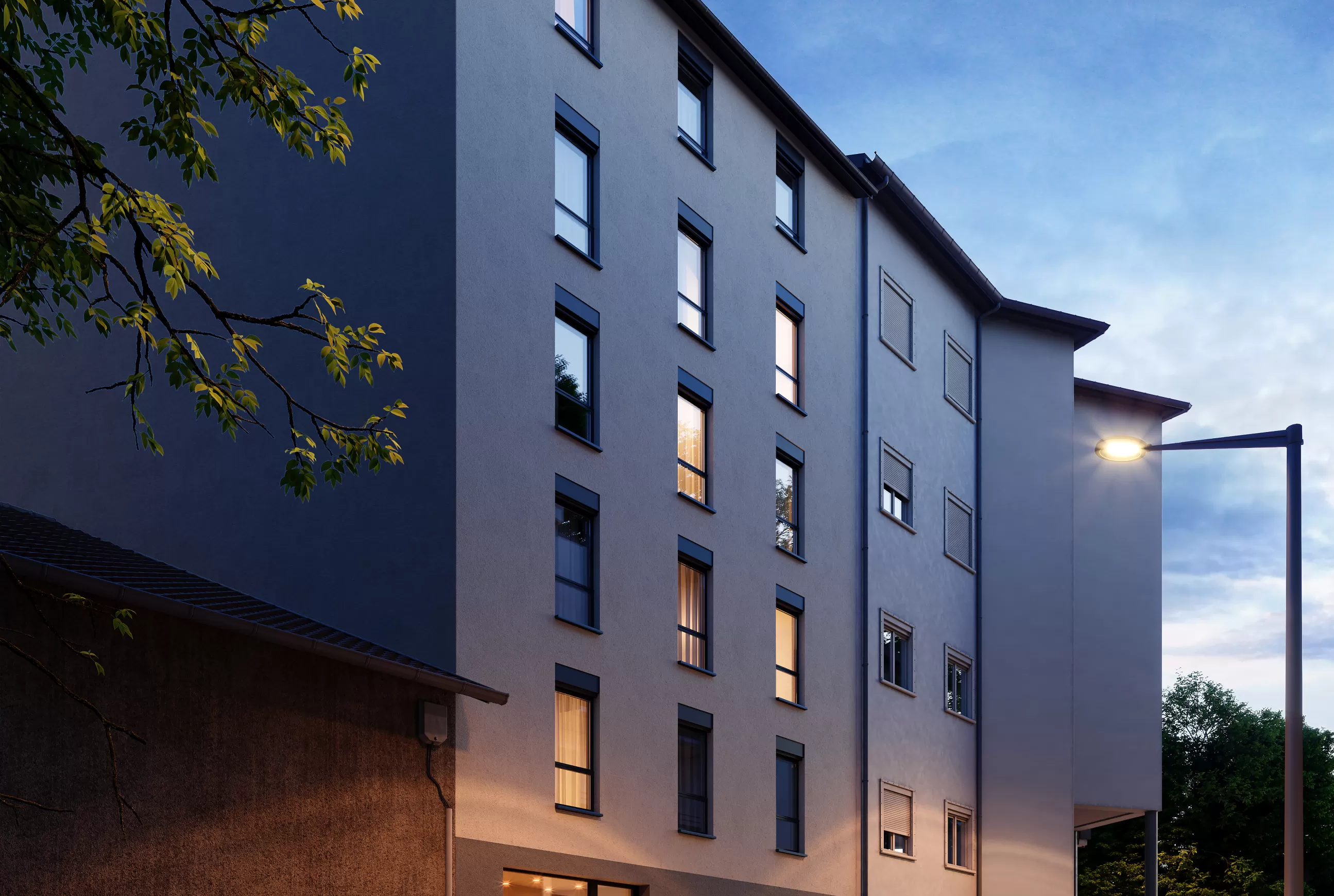 Interlude illustration extérieure nuit