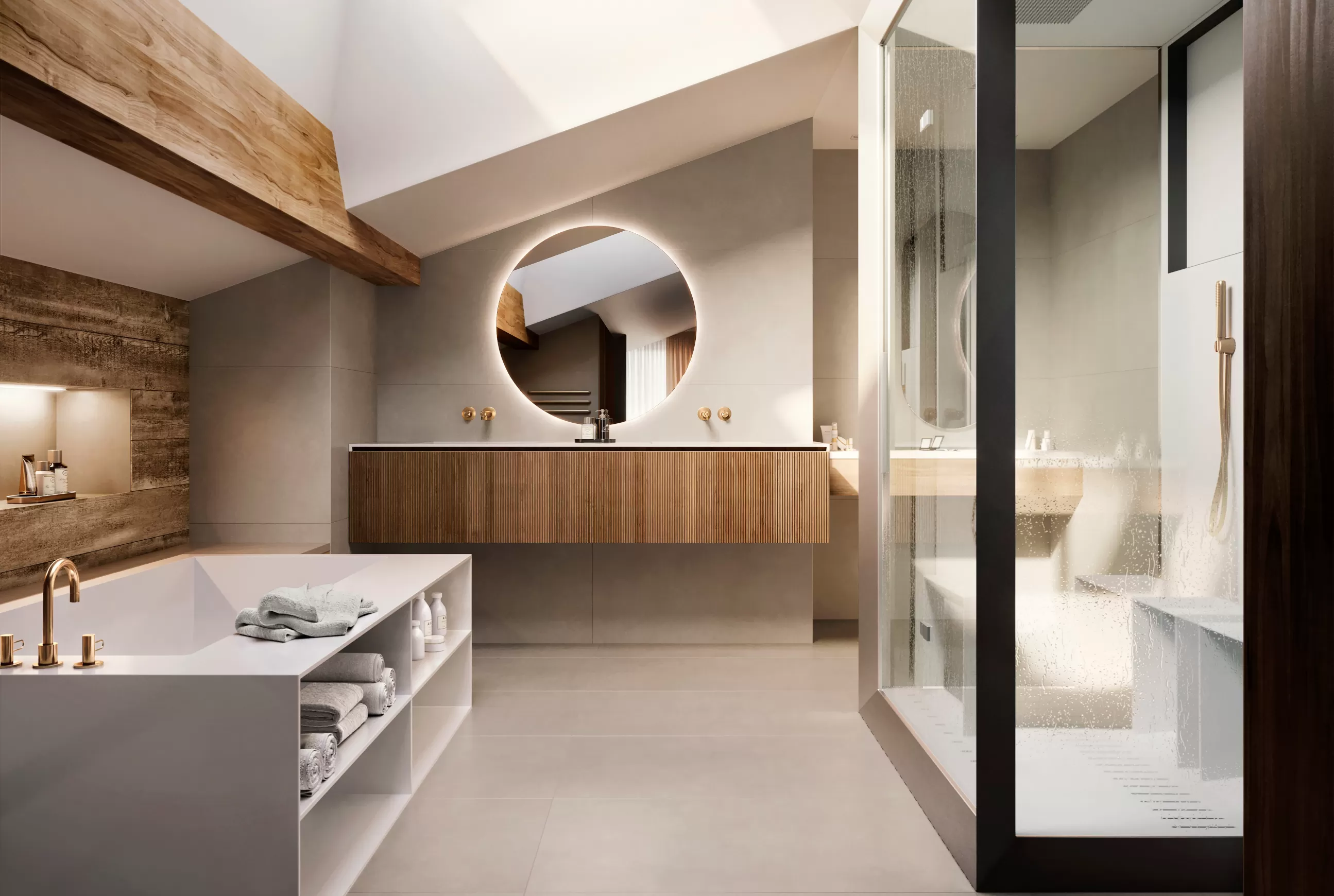 Stallion-Megève illustration intérieur salle de bain A24