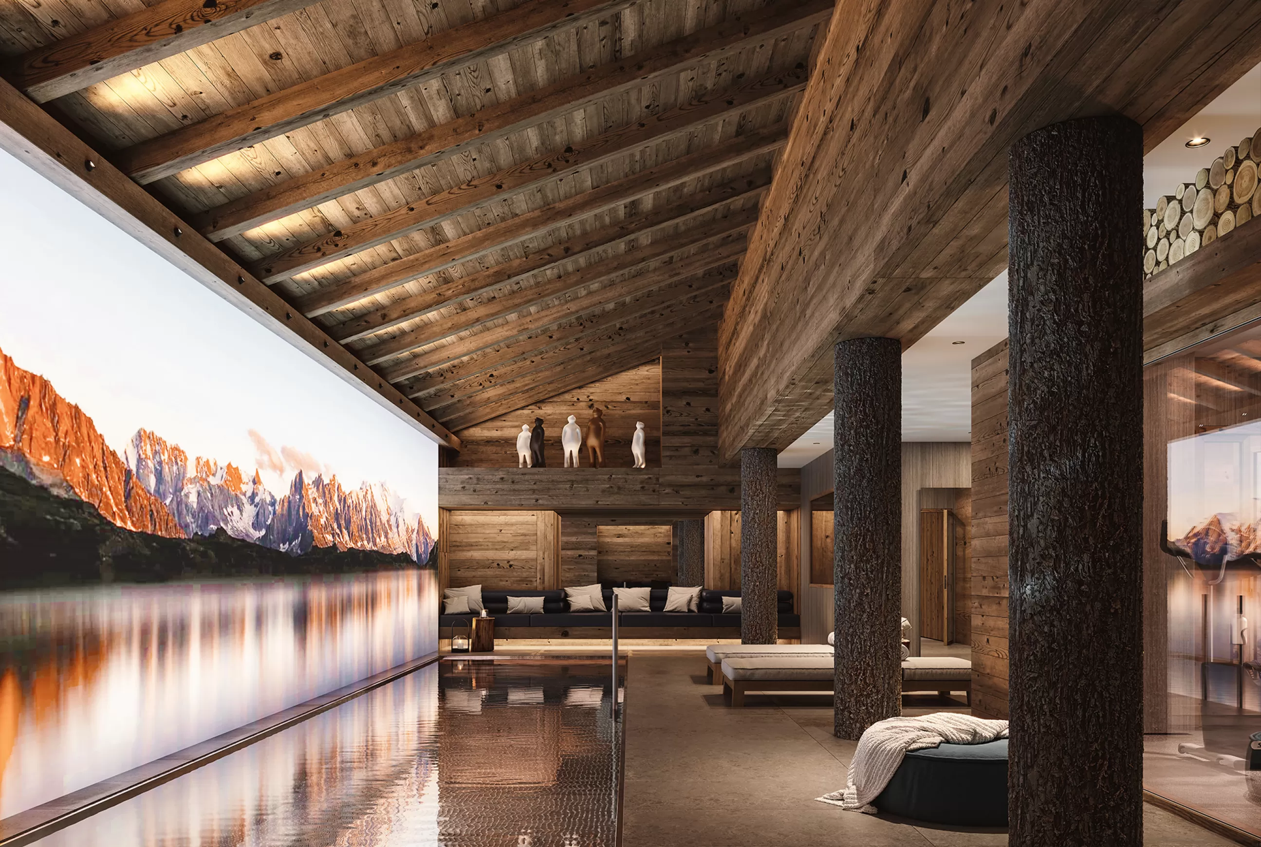 piscine intérieure écrin