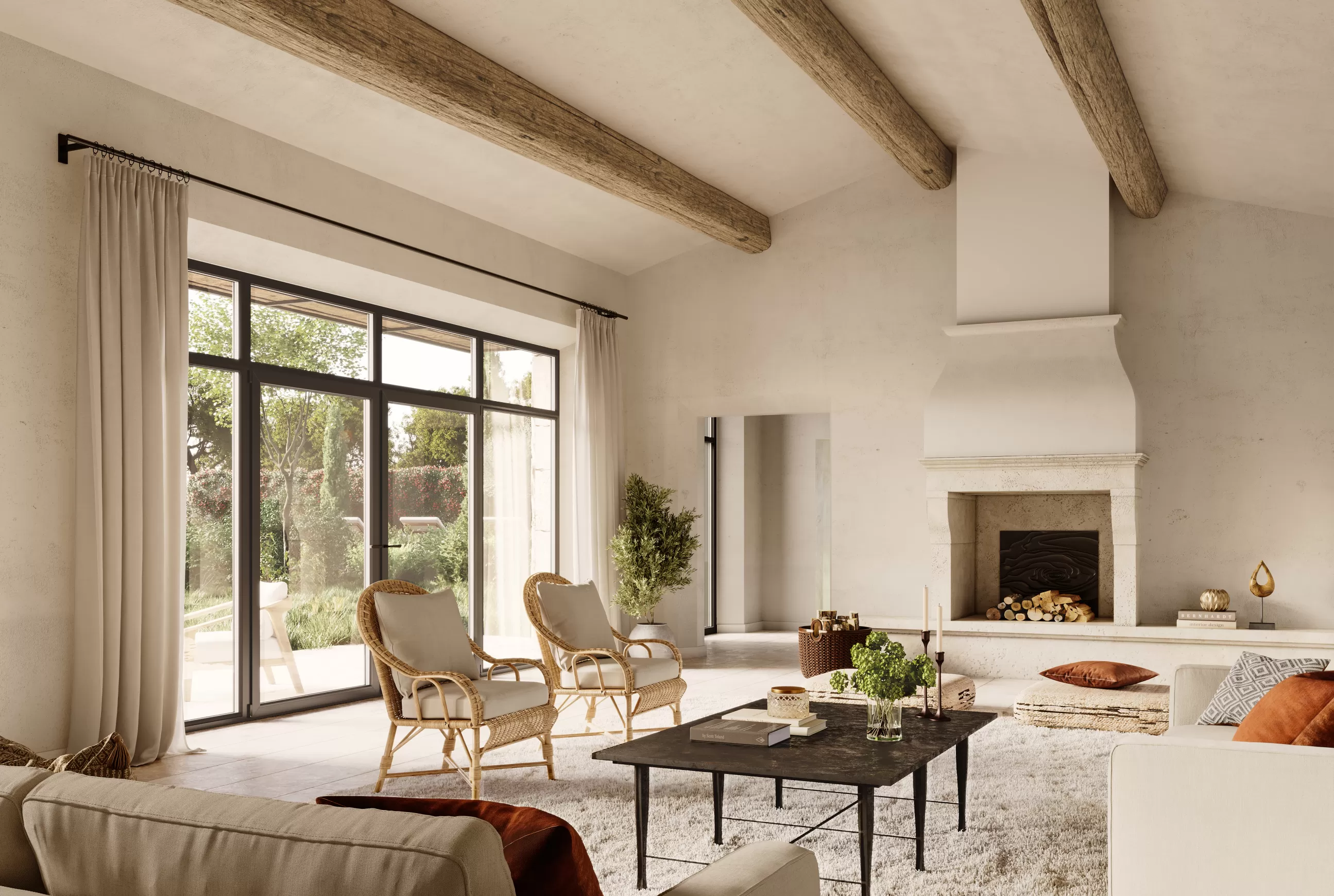 Intérieur Hameau des Olivers Mas 2