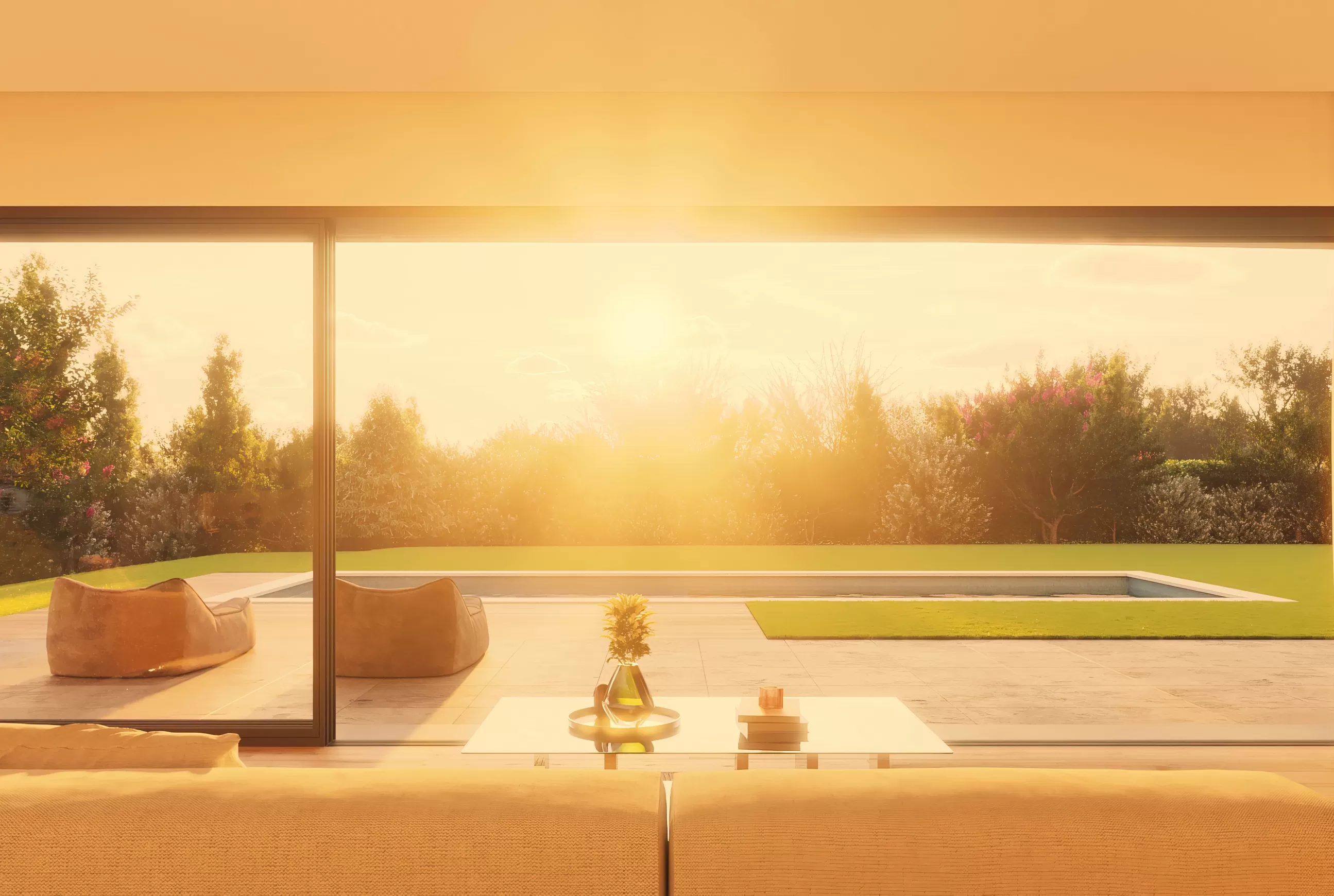 Domaine des Sens - zoom couché soleil