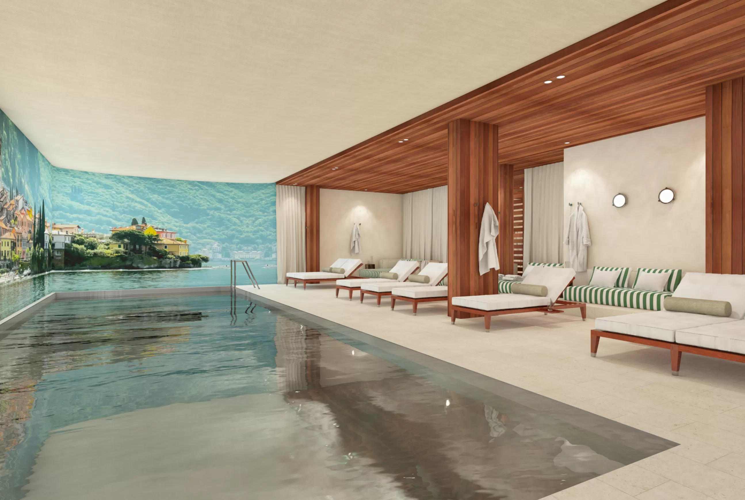 Dolce Vita Montgenèvre espace détente piscine 