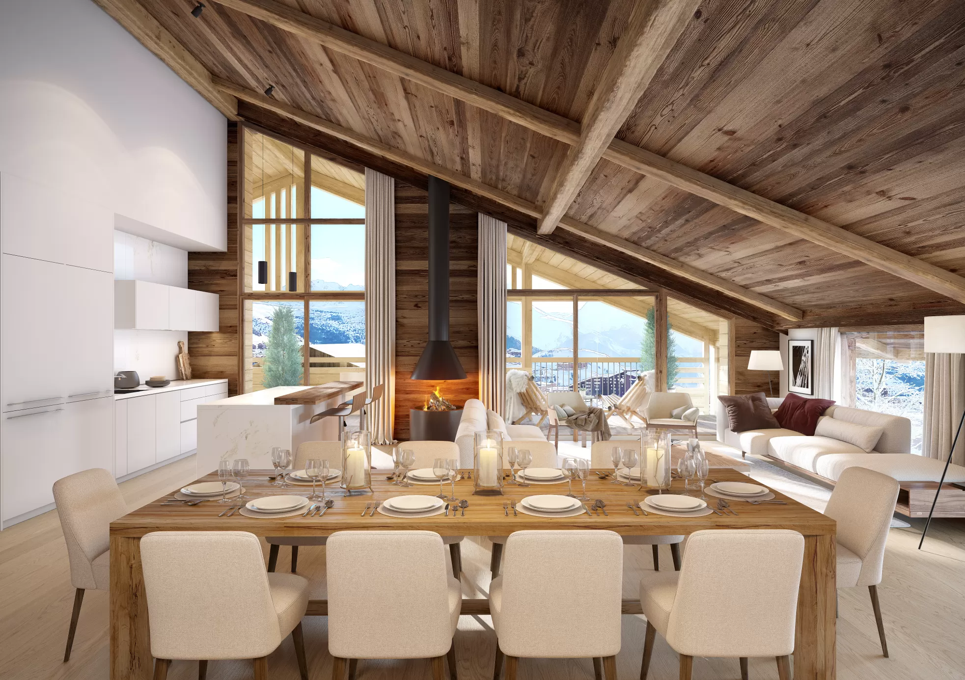 Phoenix 3 illustration intérieur salle à manger