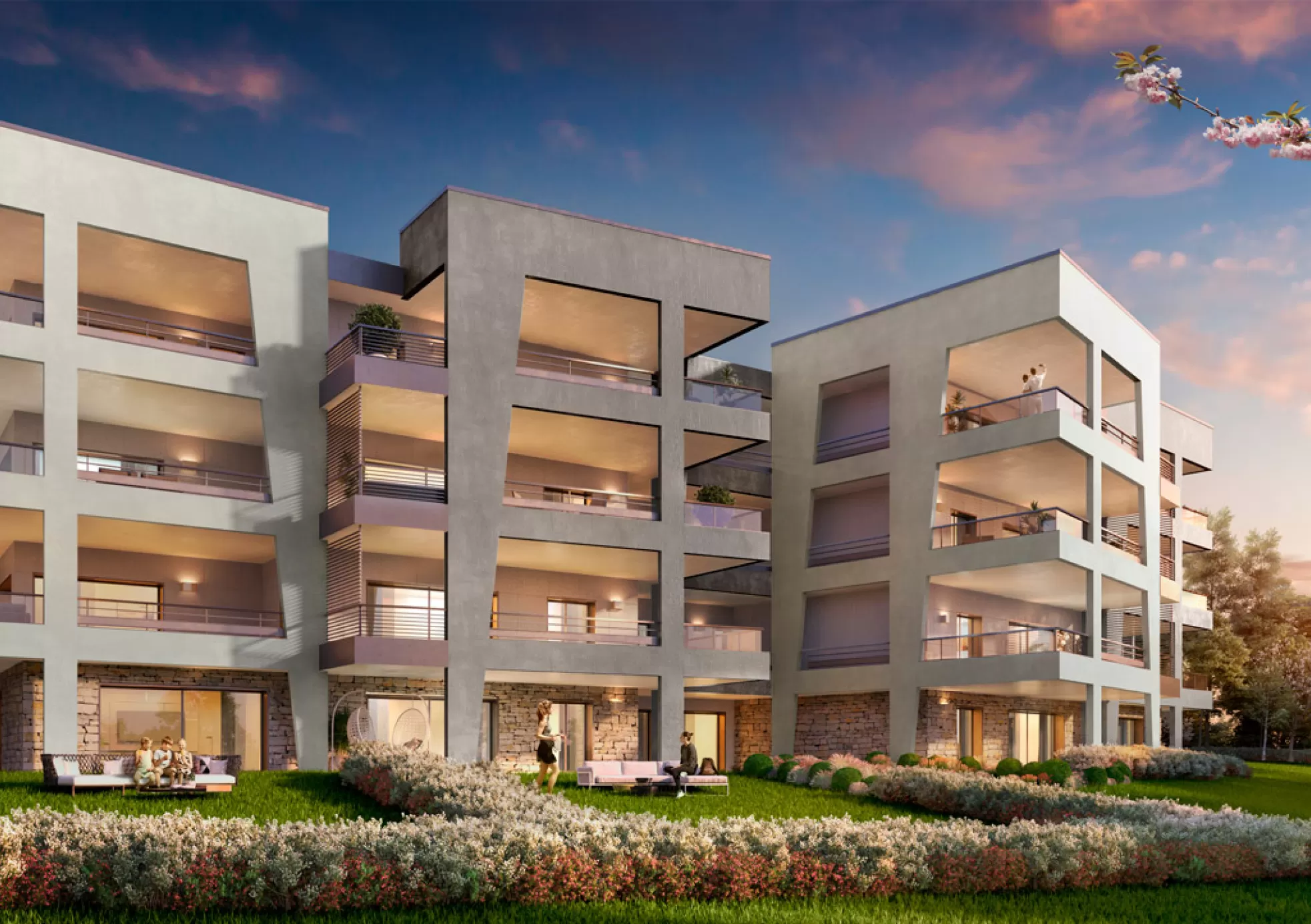 Stallion-Divonne illustration extérieur nuit