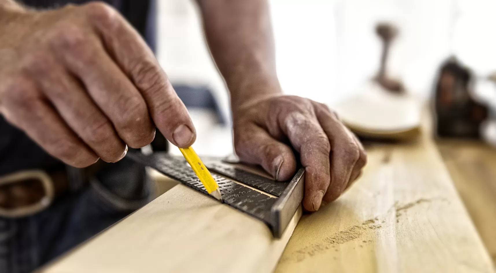 Photo lifestyle mesure bois