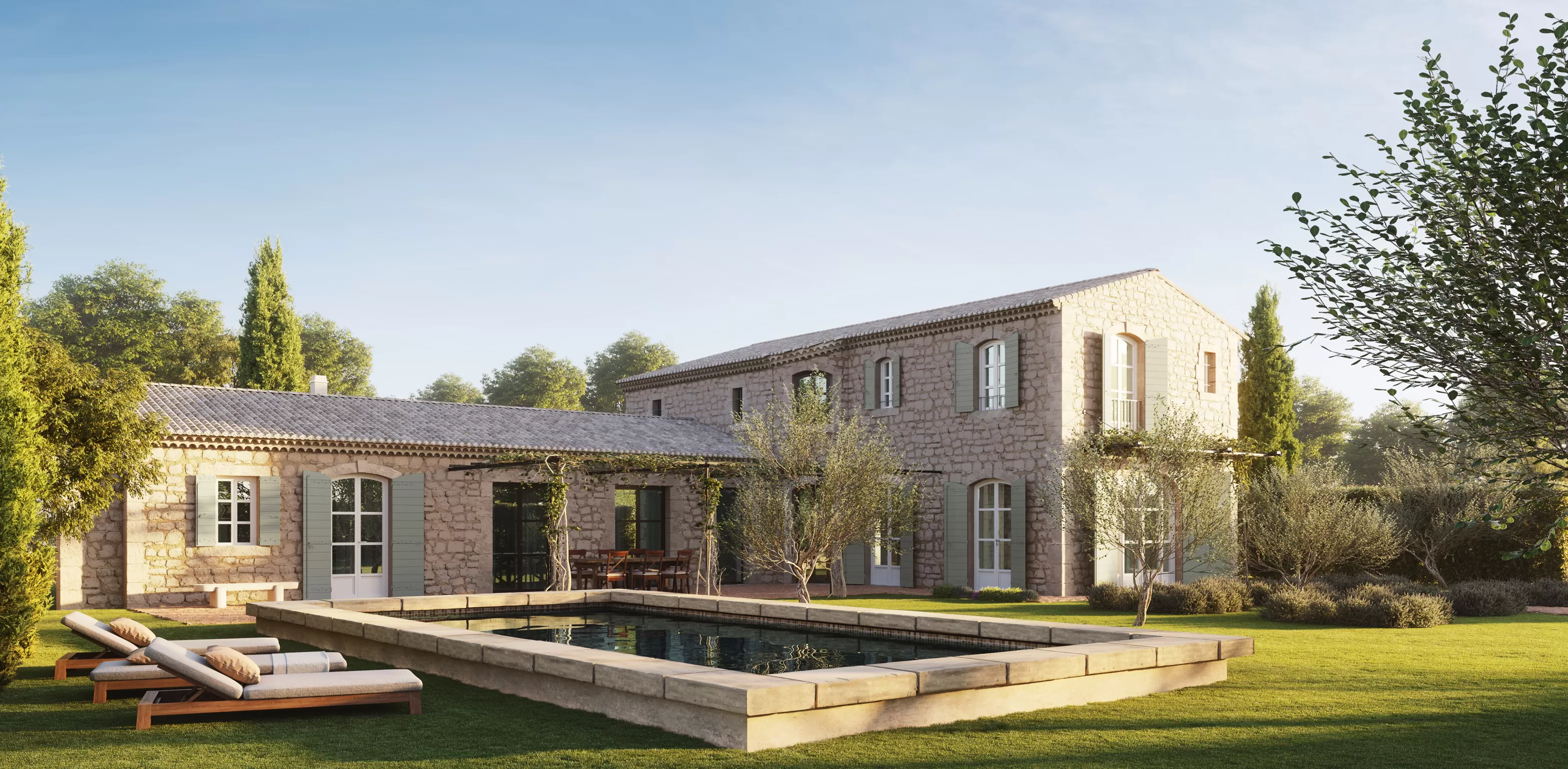 Illustration Hameau des Oliviers Mas1